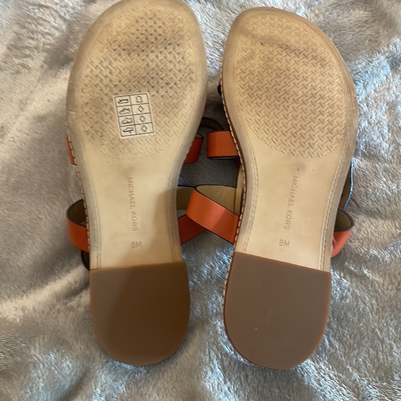 MK gladiator sandals. Burnt Orange color, size 8 - Picture 3 of 4